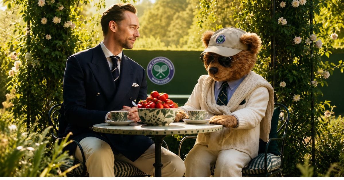 Том Хидълстън и Polo Bear в реклама, която продължава да покорява интернет